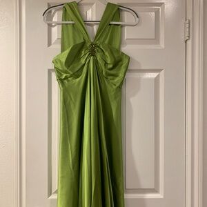 Marc Bouwer Lime Green Prom Dress